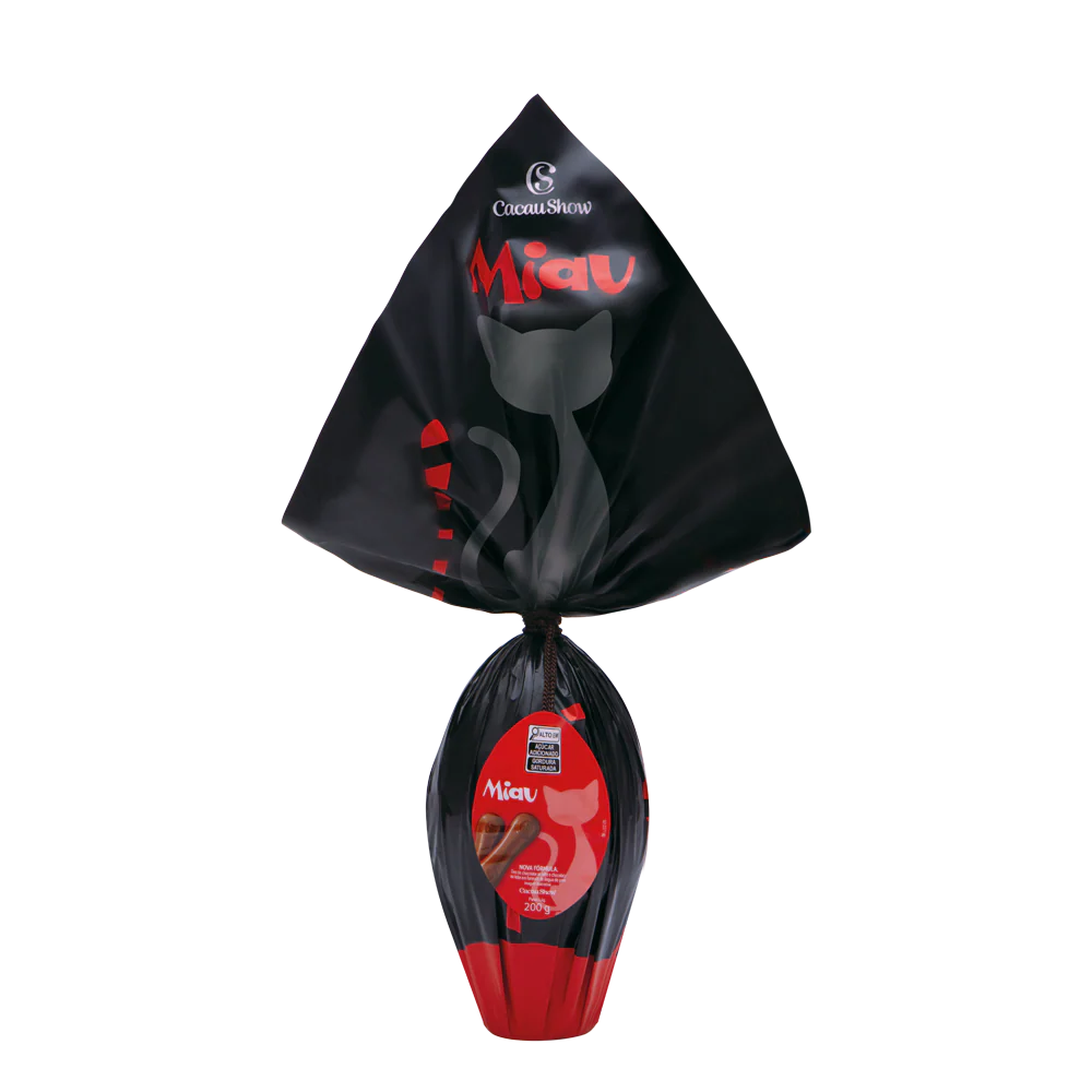 Ovo de Páscoa ao Leite Miau 200g