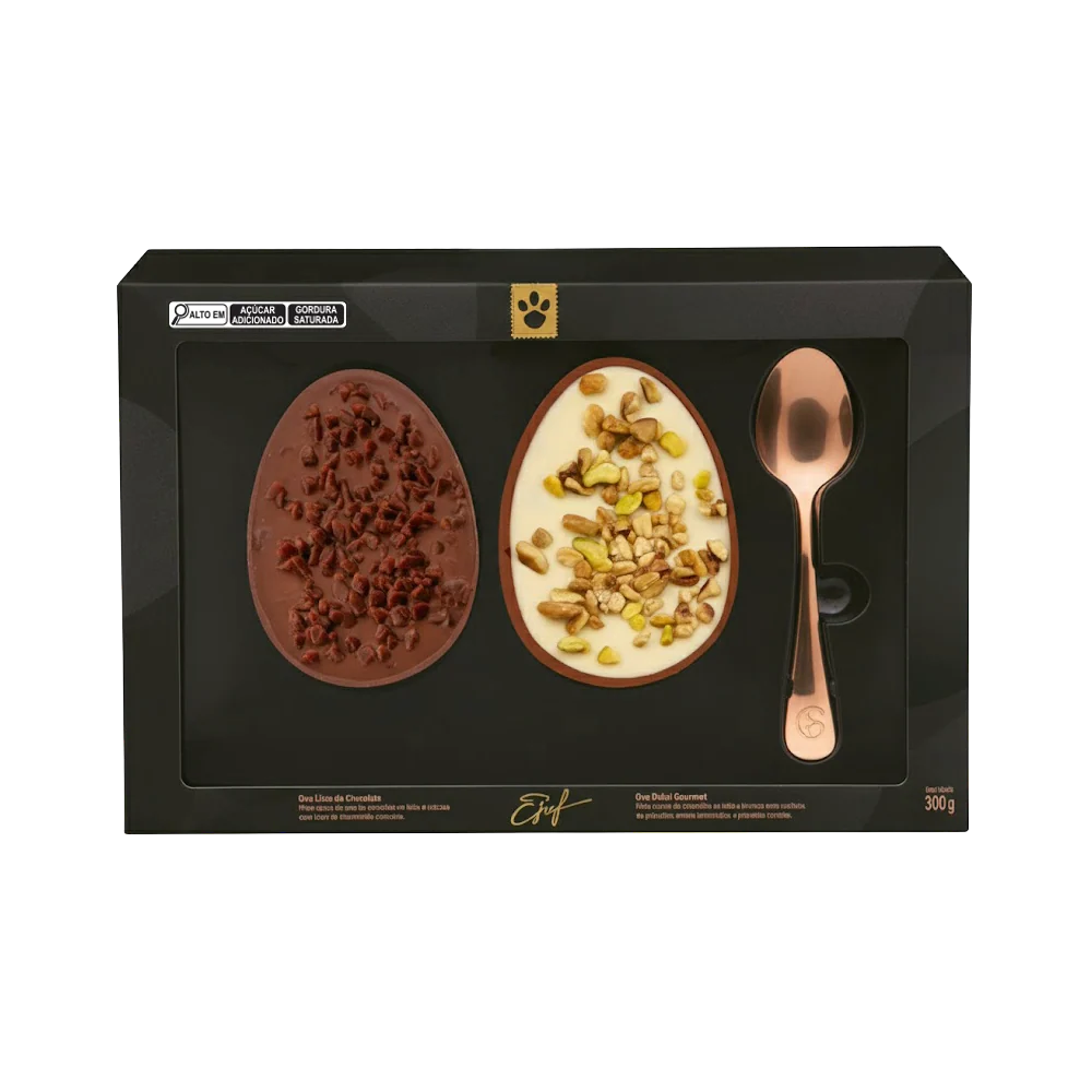 Ovo de Páscoa de Colher Duo Do Chef 300g
