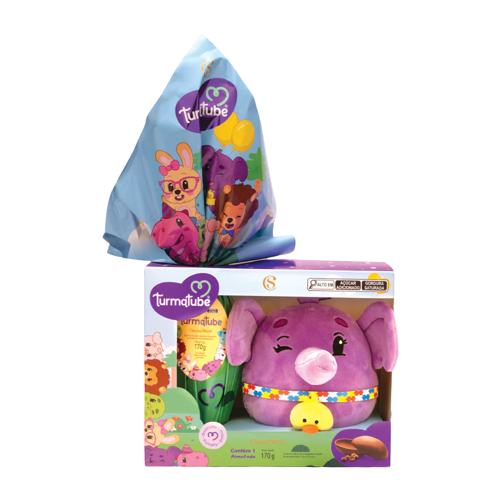 Ovo de Páscoa ao Leite Almofada TurmaTube 170g