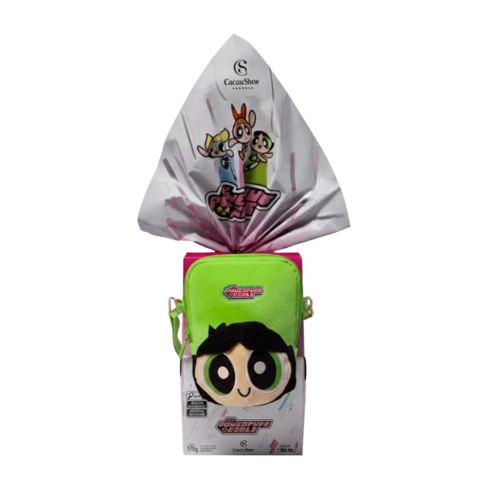 Ovo de Páscoa ao Leite Meninas Superpoderosas Bolsa Docinho 170g
