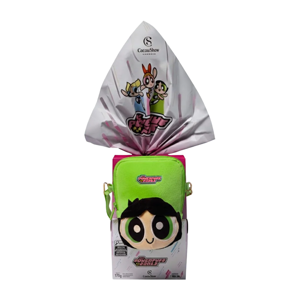 Ovo de Páscoa ao Leite Meninas Superpoderosas Bolsa Docinho 170g