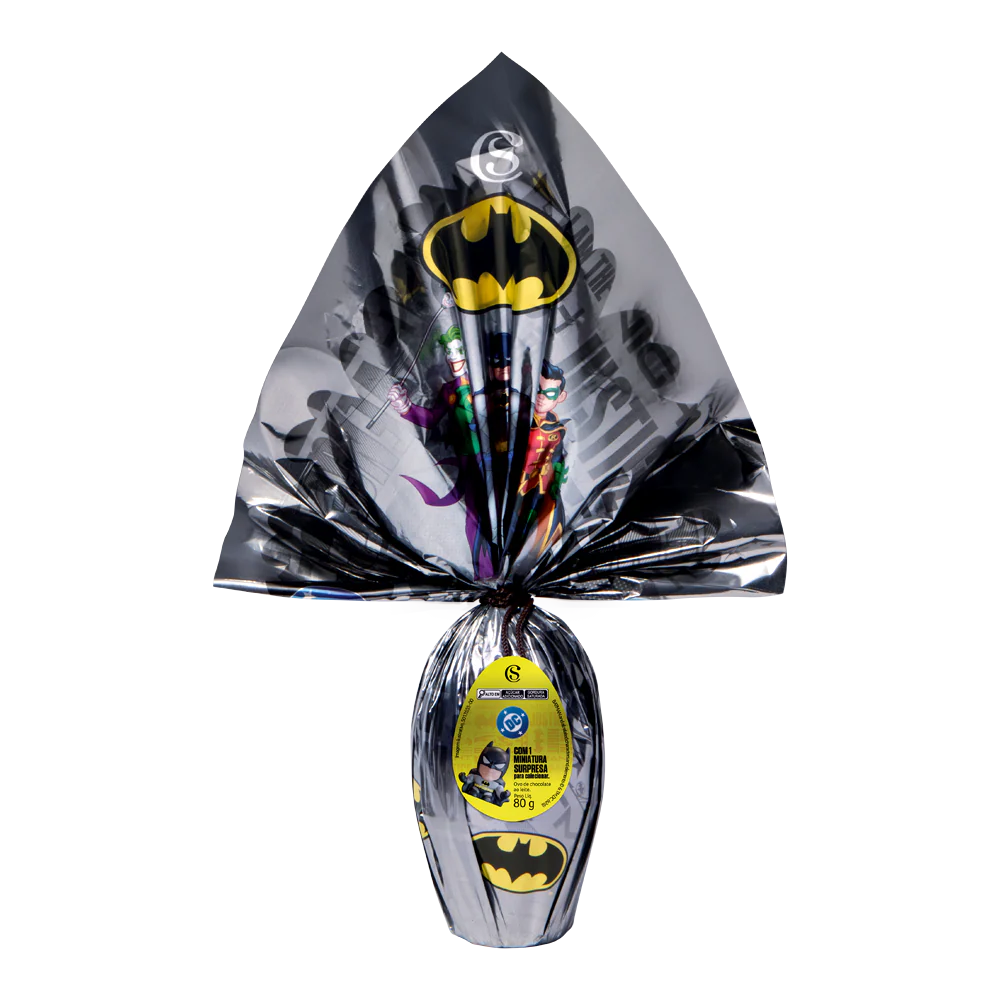 Ovo de Páscoa ao Leite Gogos Batman 80g