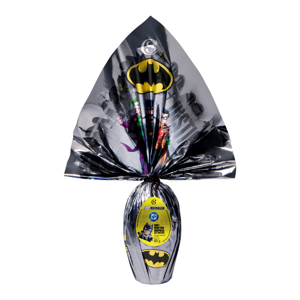 Ovo de Páscoa ao Leite Gogos Batman 80g
