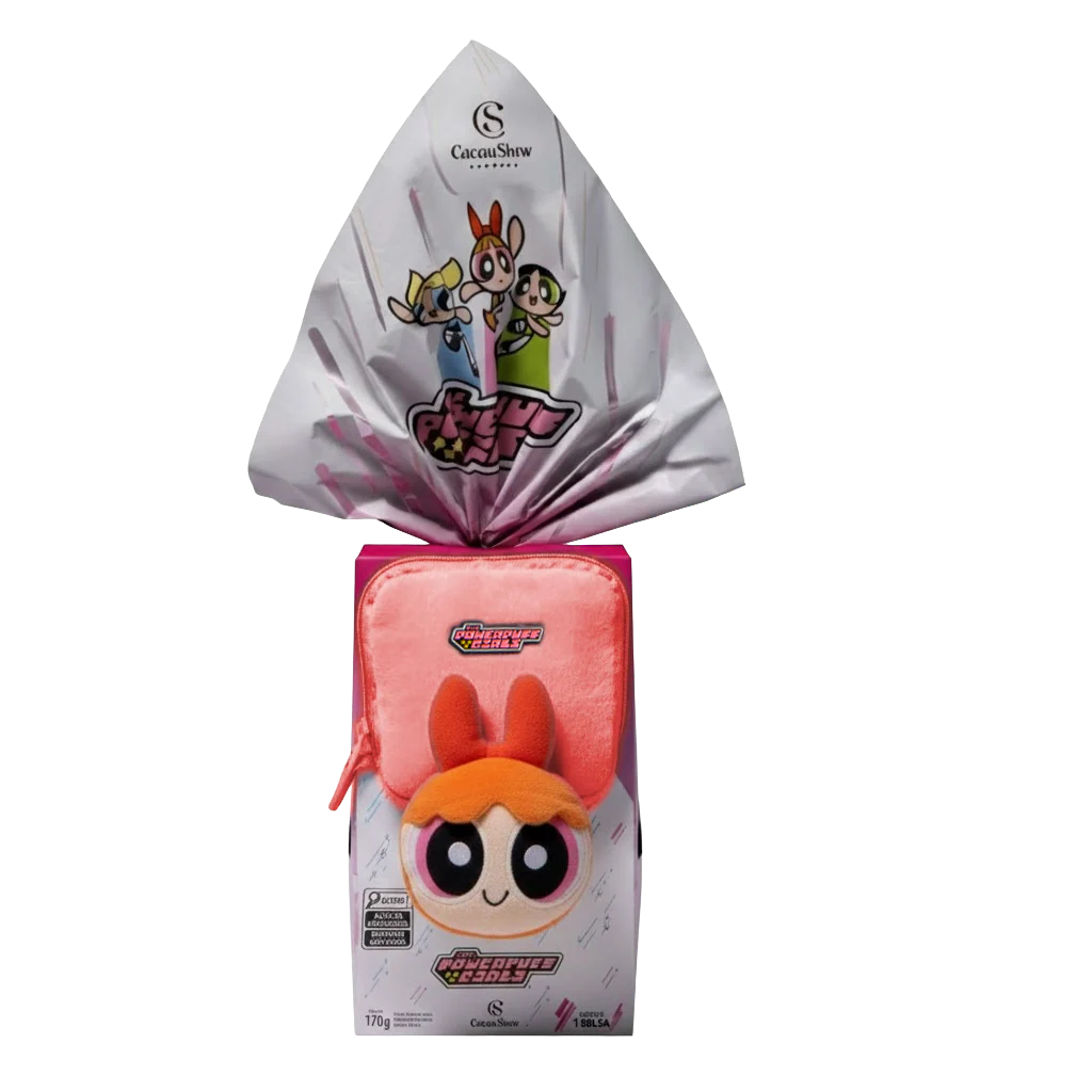 Ovo de Páscoa ao Leite Meninas Superpoderosas Bolsa Florzinha 170g
