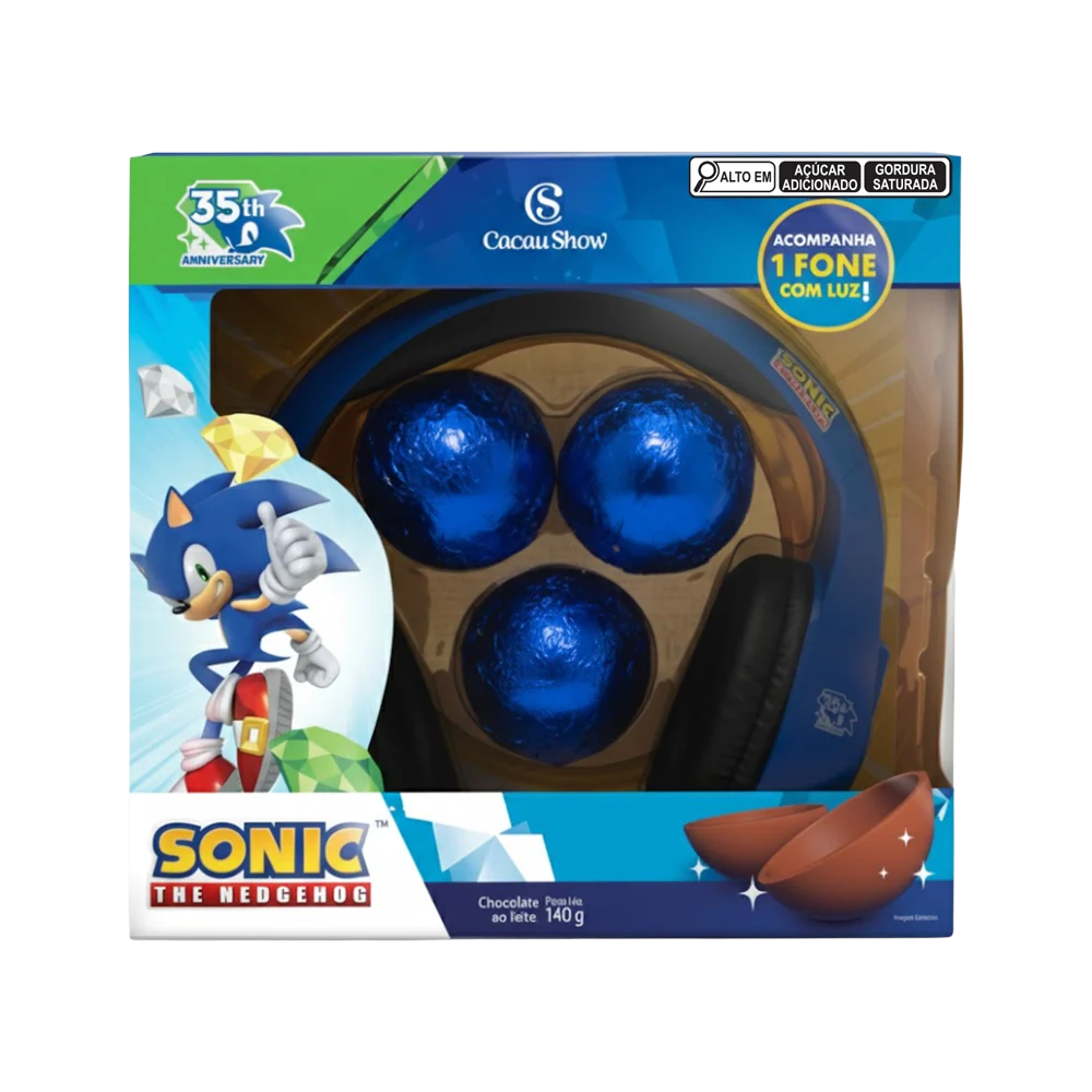Ovo de Páscoa ao Leite Sonic 140g