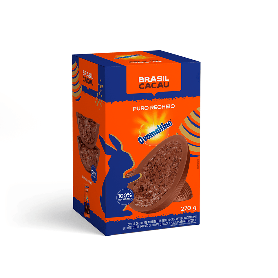 Ovo de Páscoa Puro Recheio Ovomaltine 270g