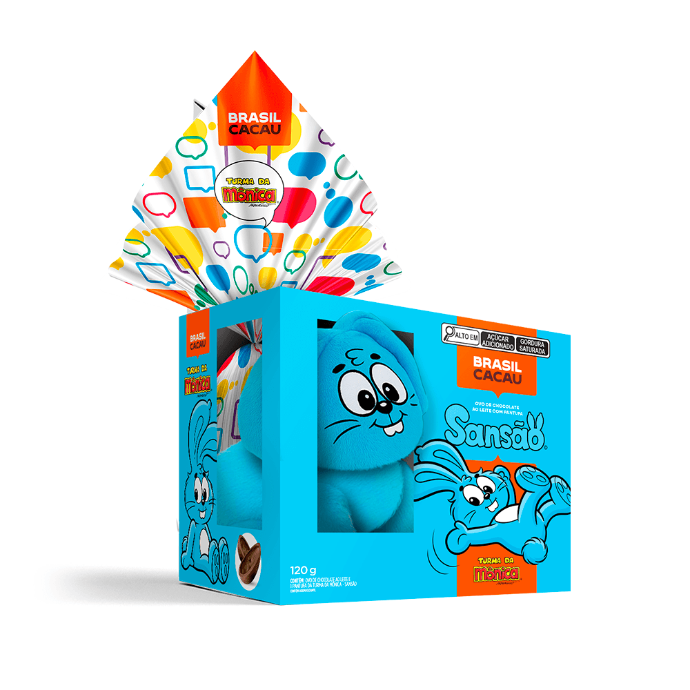Ovo de Páscoa com Pulseira Sansão Turma da Mônica® 120g