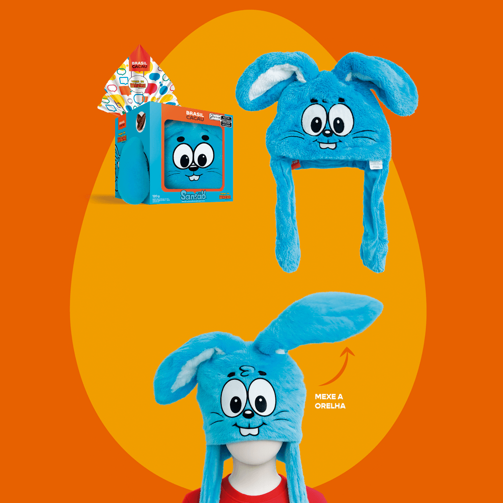 Ovo de Páscoa com Touca Sansão Turma da Mônica® 120g