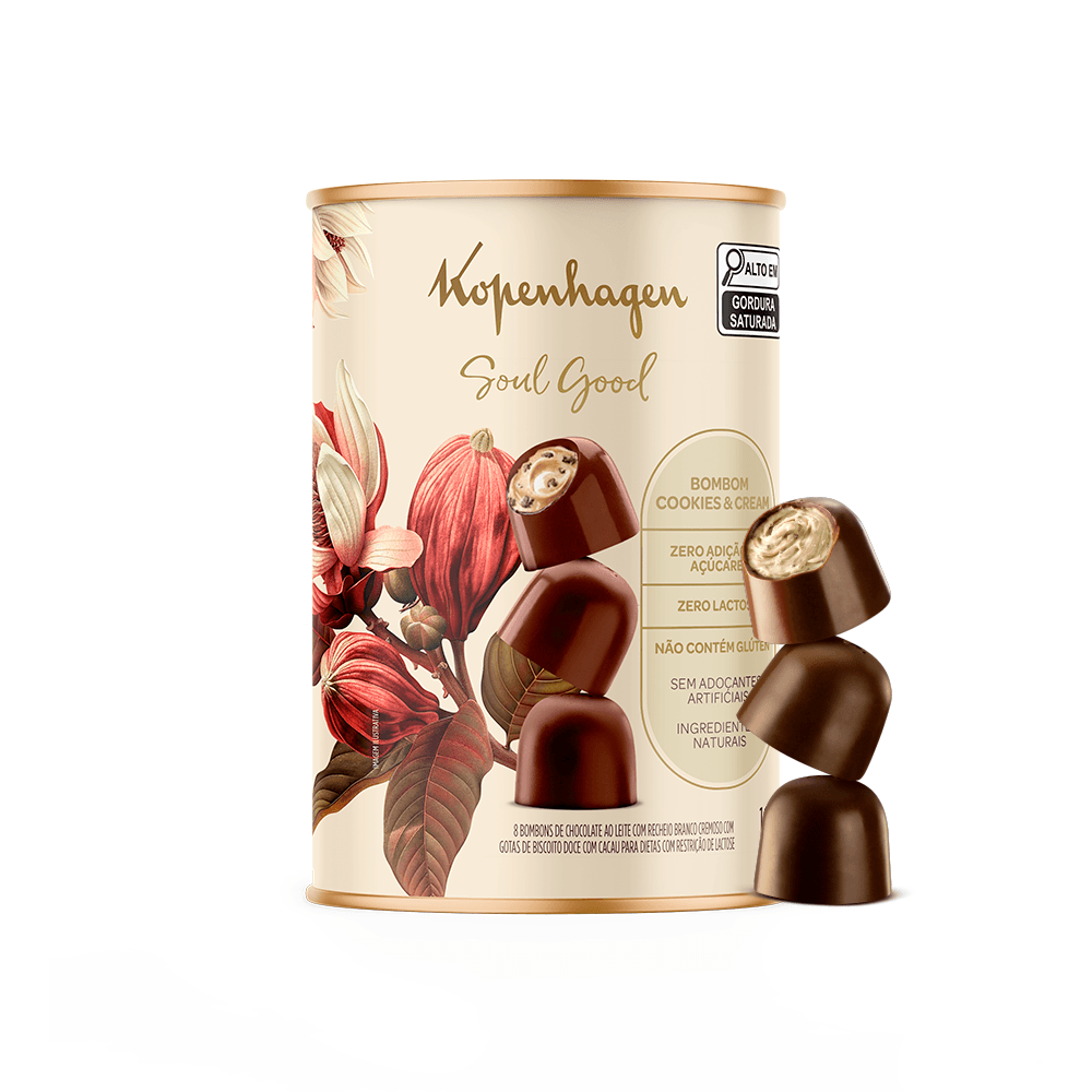 Bombons Kopenhagen Cookies And Cream Soul Good 160G