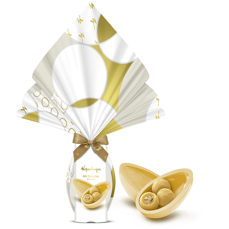 Ovo de Páscoa Mil Delícias Branco 205G