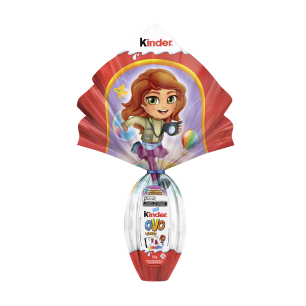 Ovo de Páscoa Kinder Menina Floresta Encantada 150g
